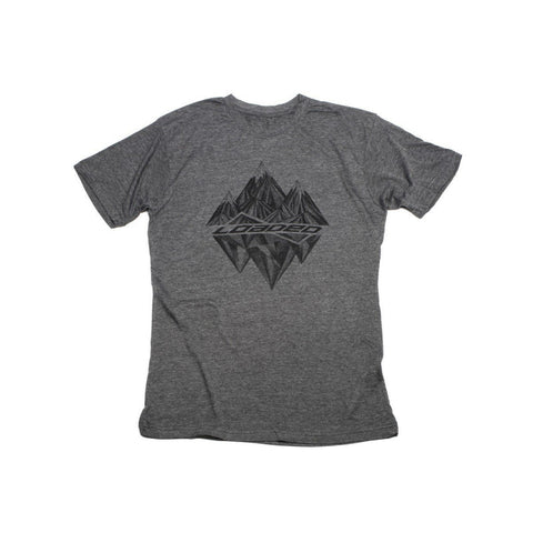 Camiseta Loaded Pixel Mountain Charcoal